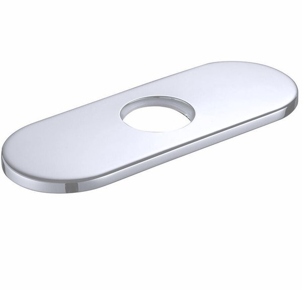 Novatto 6-inch Bathroom Faucet Deck Plate, Chrome D2-CH